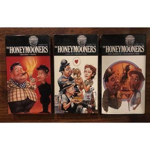 3 HONEYMOONERS VHS TAPES, 2 EPISODES/TAPE, Covers by Famous Comic Book Artists!